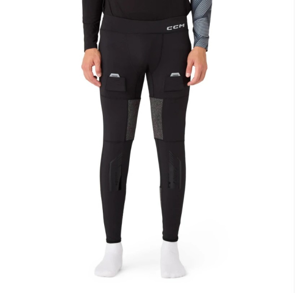 Нательное белье (брюки с раковиной) CCM TACKS PRO CUT PROTECTION BASE LAYER PANT WITH JOCK SR